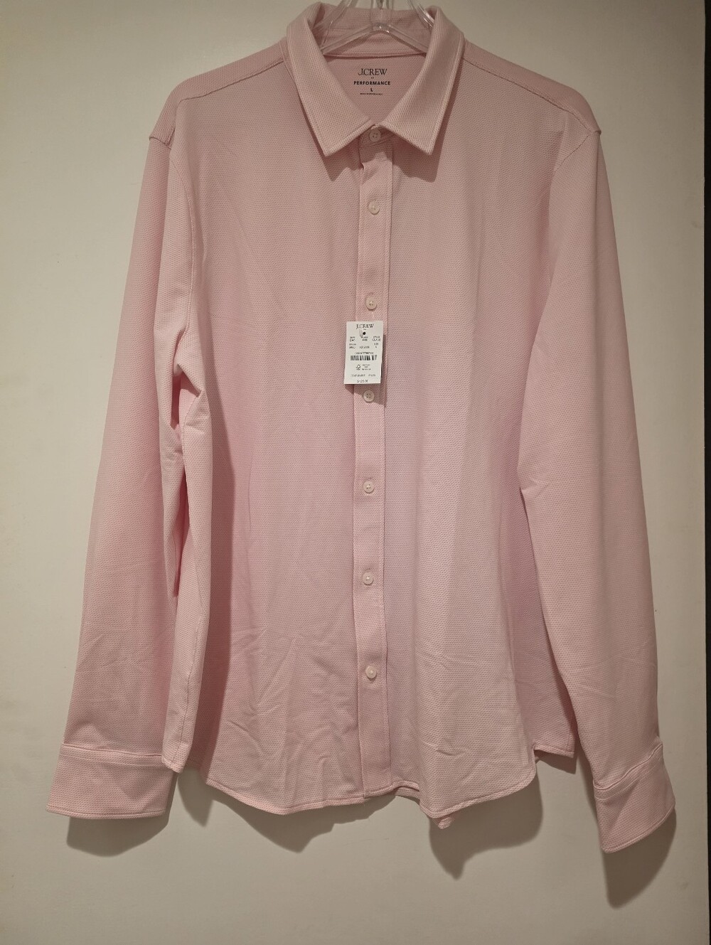 J. Crew Men All-Day Performance Shirt Long-Sleeve